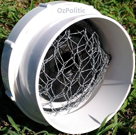 Chicken wire filter