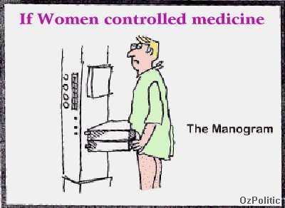 If women controlled medicine - the manogram